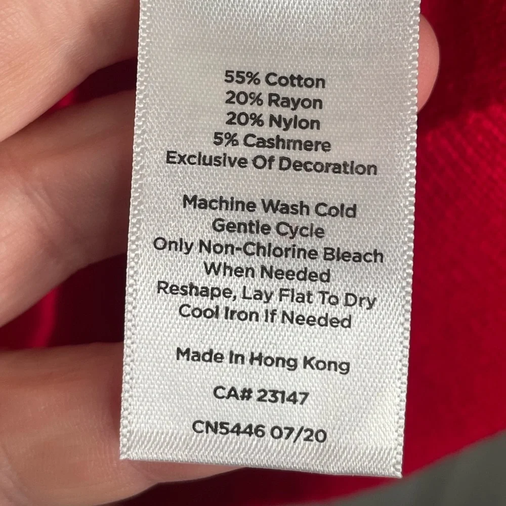 Talbots Supersoft Penguin Crewneck Cashmere Blend Lightweight Preppy Sweater XLP - Picture 11 of 11